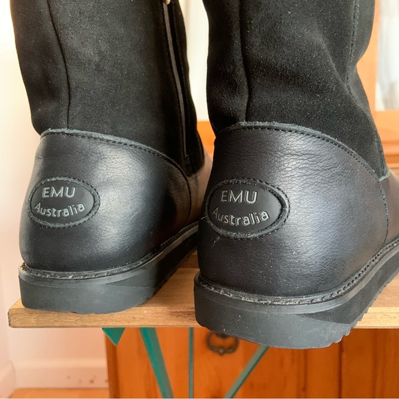 Emu Australia Latrobe Women's Black
Winter Boots Size 7 Leather Upper. - Picture 4 of 16
